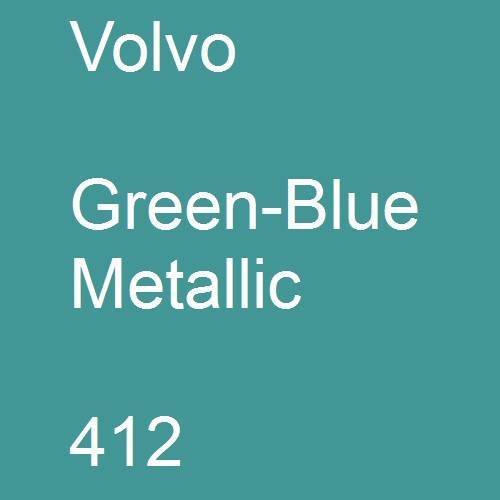 Volvo, Green-Blue Metallic, 412.